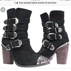 Free People Buckle & Toe Boots